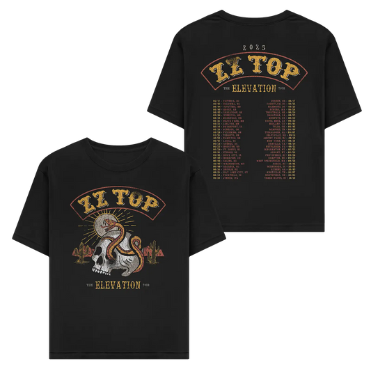 Elevation Tour 2025 Dateback T-Shirt