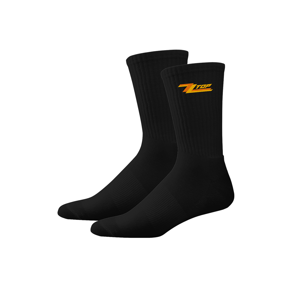 ZZ Logo Black Socks