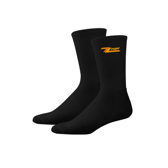 ZZ Logo Black Socks