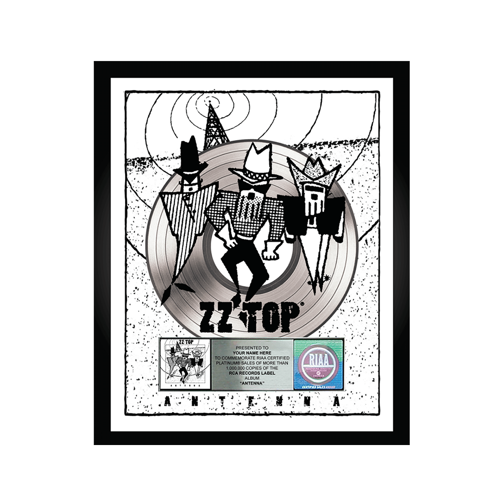 Personalized Antenna Record ZZ Top Official Store