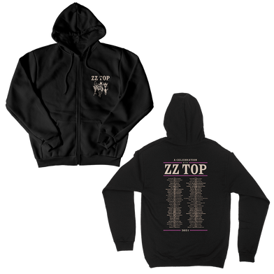 2021 A Celebration With ZZ Top Hoodie (ADMAT HOODIE) Front & Back