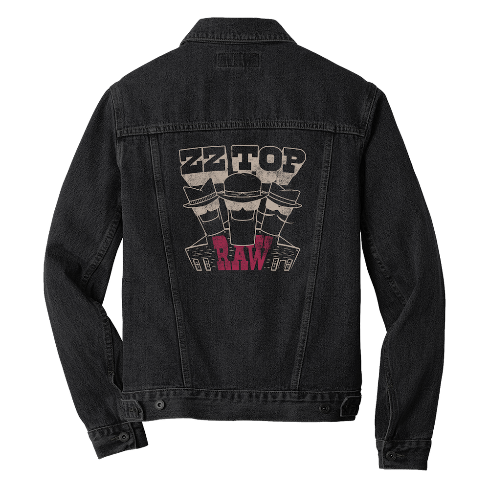 Raw Black Denim Jacket – ZZ Top Official Store